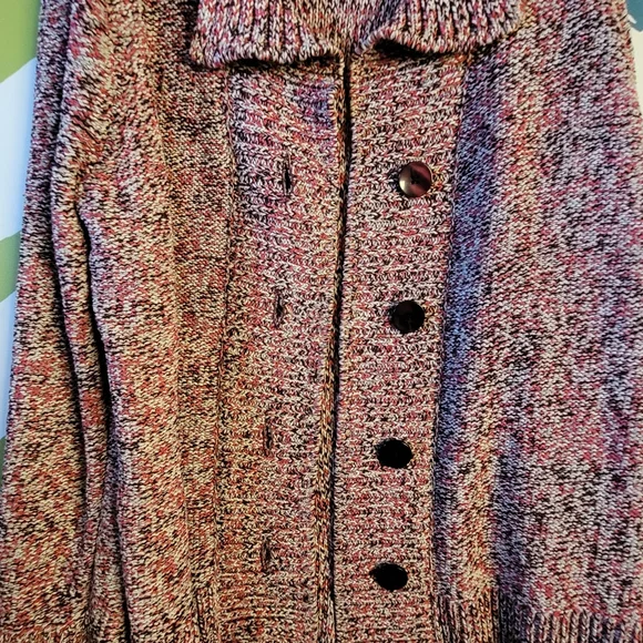 Jones Cardigan Button Up Winter Classic Cozy Knit Crochet Granny Sweater - Picture 5 of 8